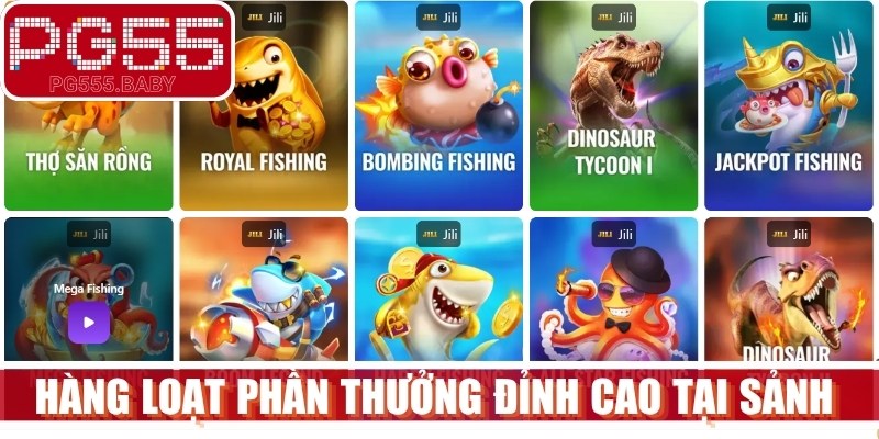 Hàng loạt phần thưởng đỉnh cao tại sảnh bắn cá cho anh em