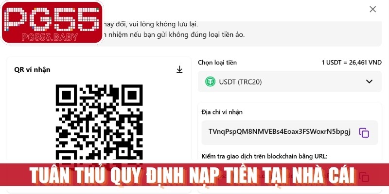 Tuân thủ quy định nạp tiền tại nhà cái để tránh rủi ro đáng tiếc